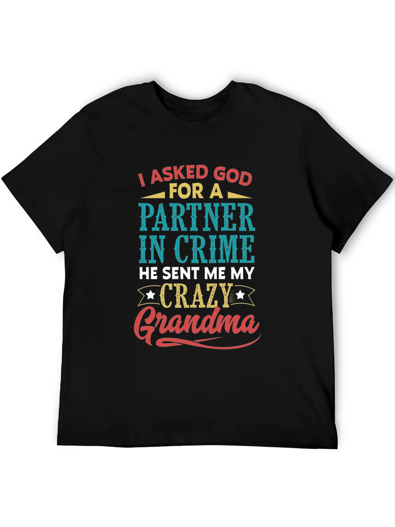Partner In Crime Crazy Grandma Graphic Tee