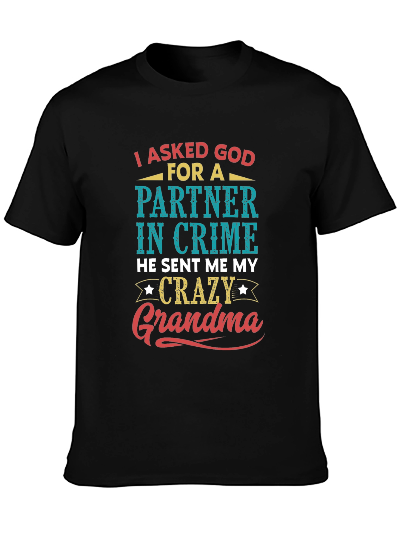 Partner In Crime Crazy Grandma Graphic Tee