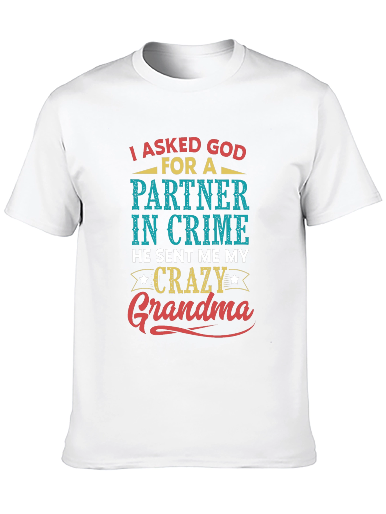 Partner In Crime Crazy Grandma Graphic Tee