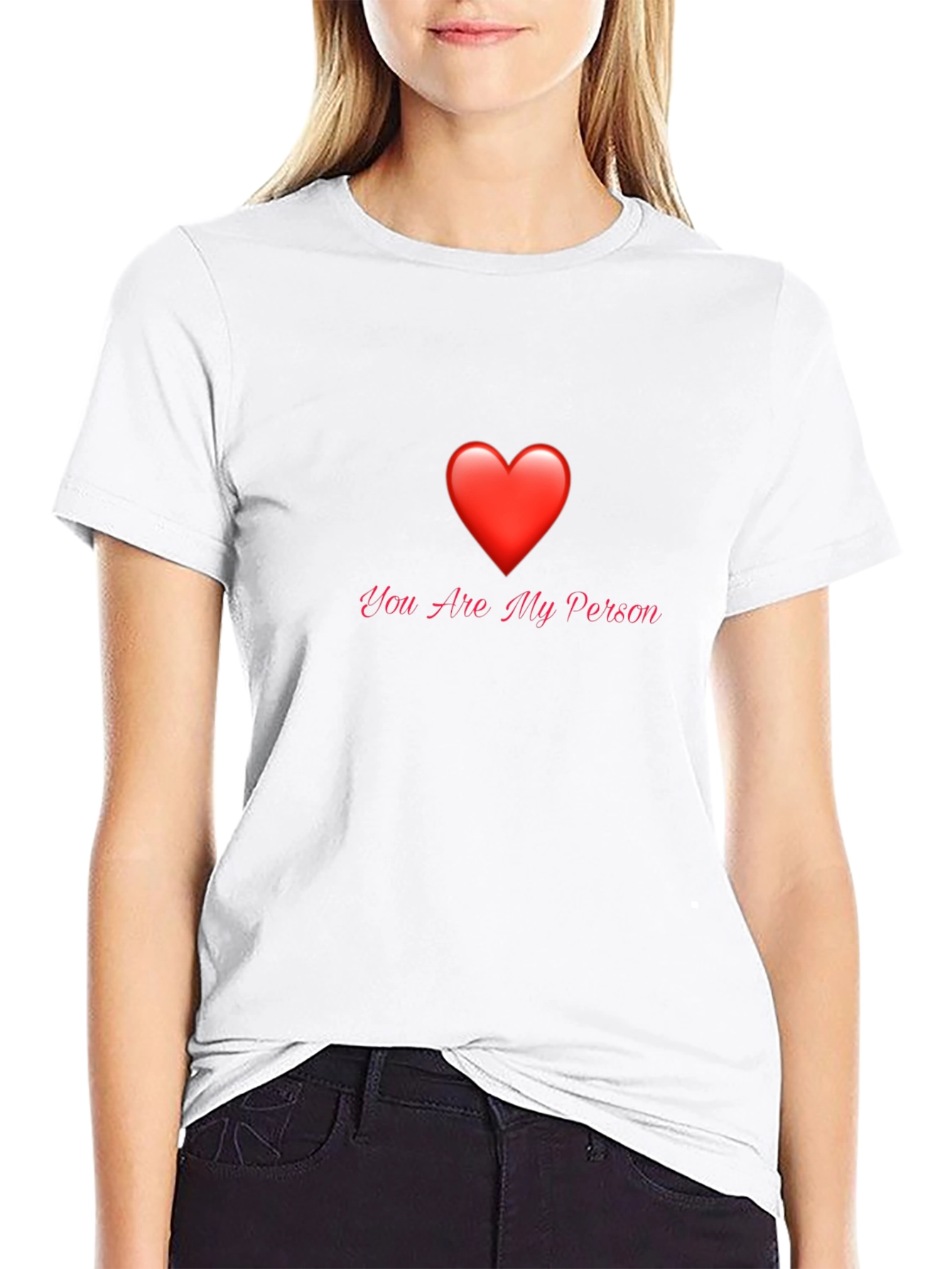 You Are My Person Graphic T-Shirt - Black
