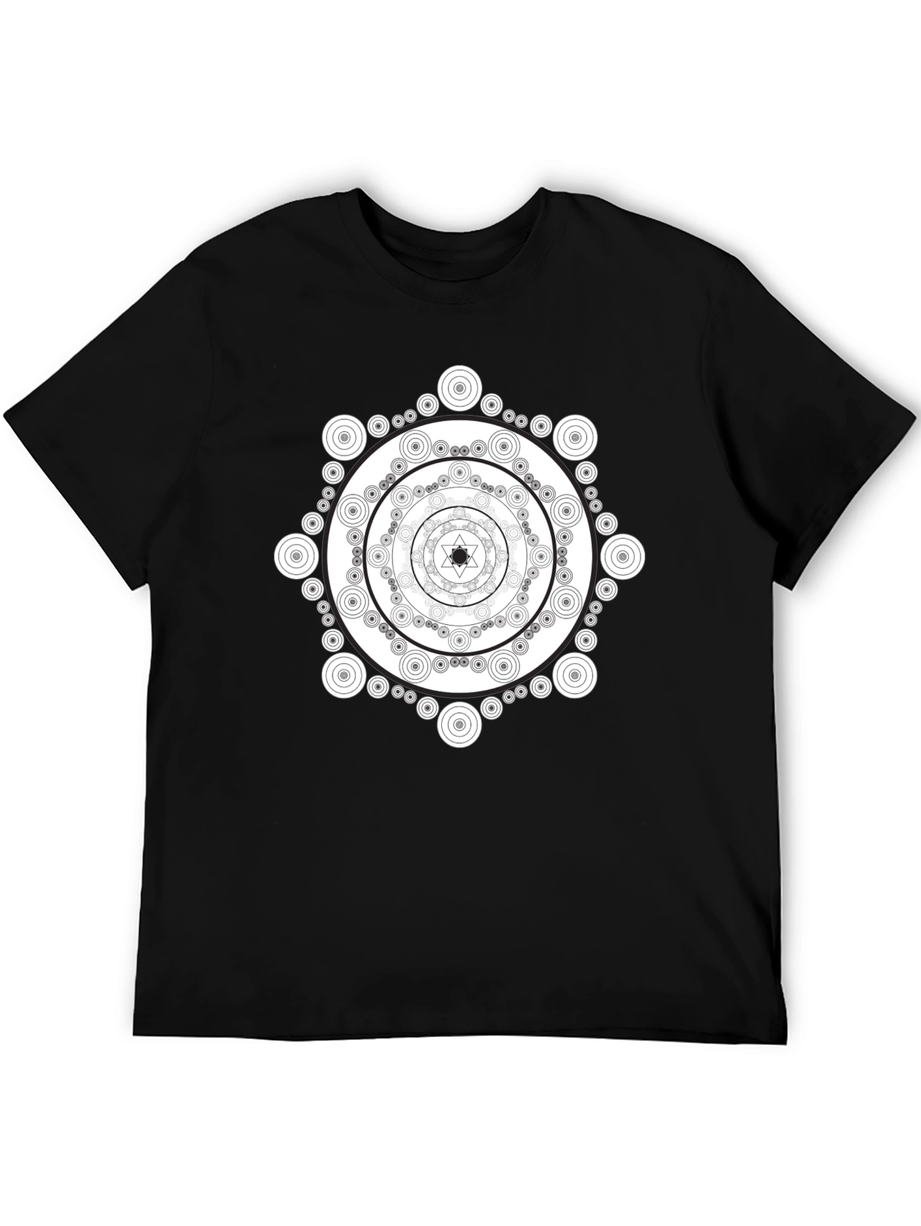 Mandala T-Shirt - Geometric Circle Design Tee