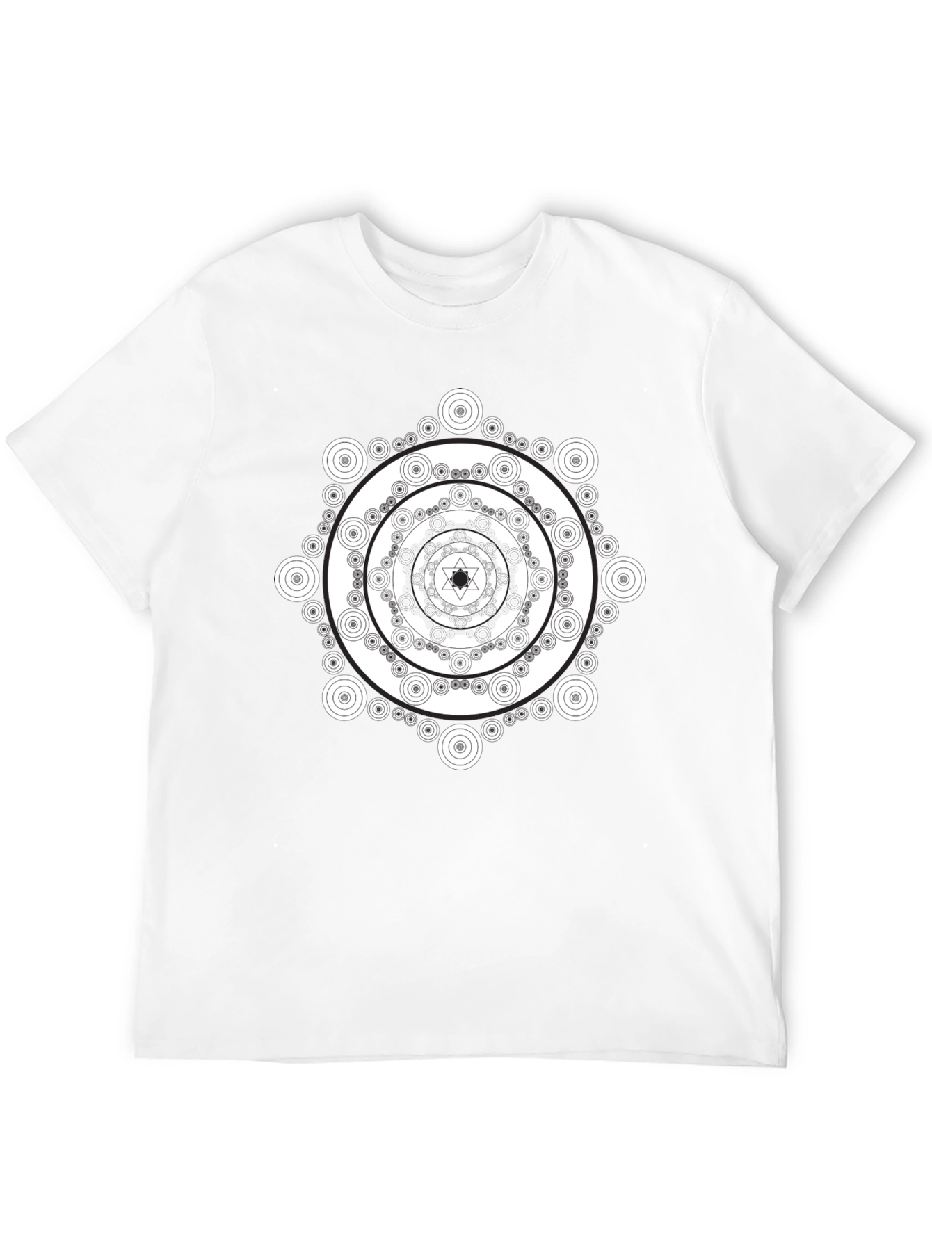 Mandala T-Shirt - Geometric Circle Design Tee