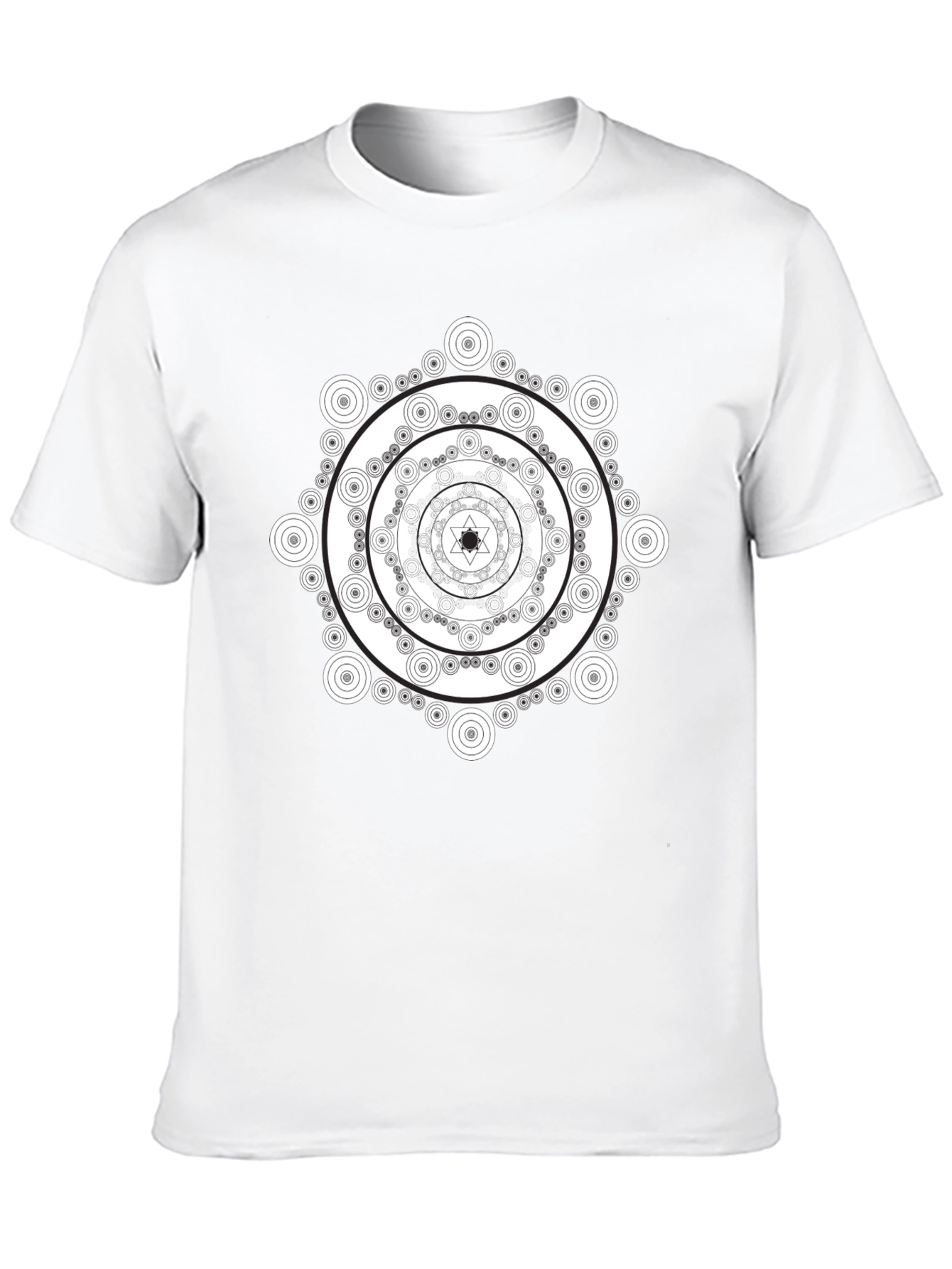 Mandala T-Shirt - Geometric Circle Design Tee