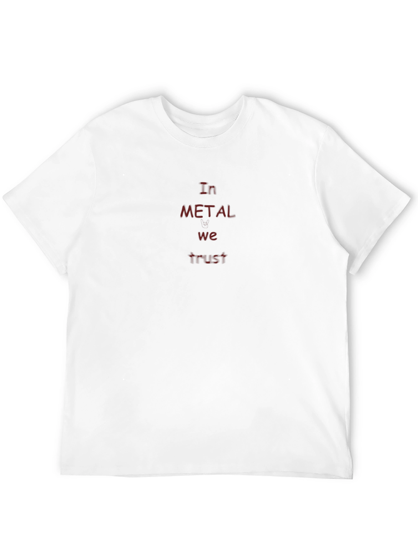 In Metal We Trust Black T-Shirt