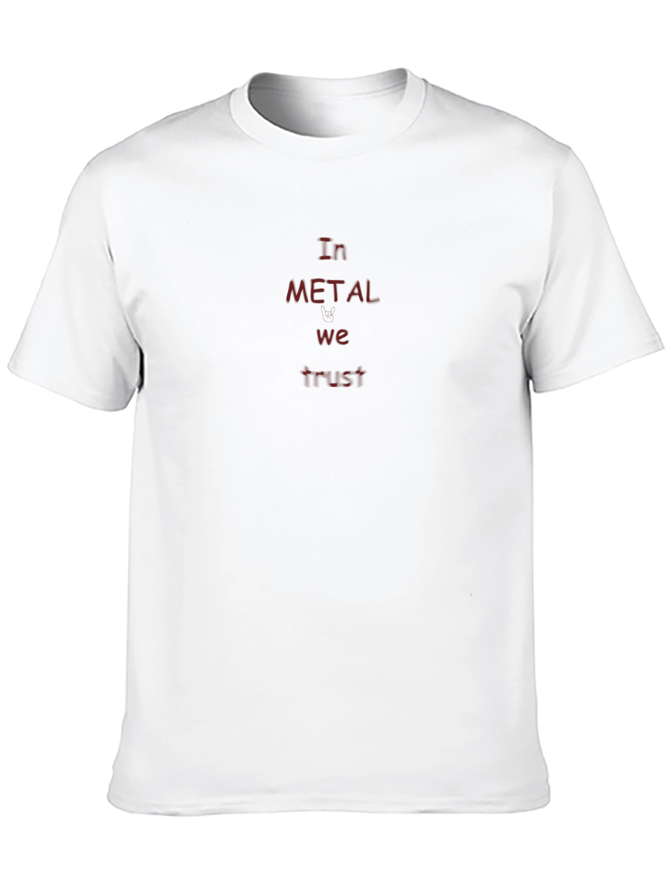 In Metal We Trust Black T-Shirt