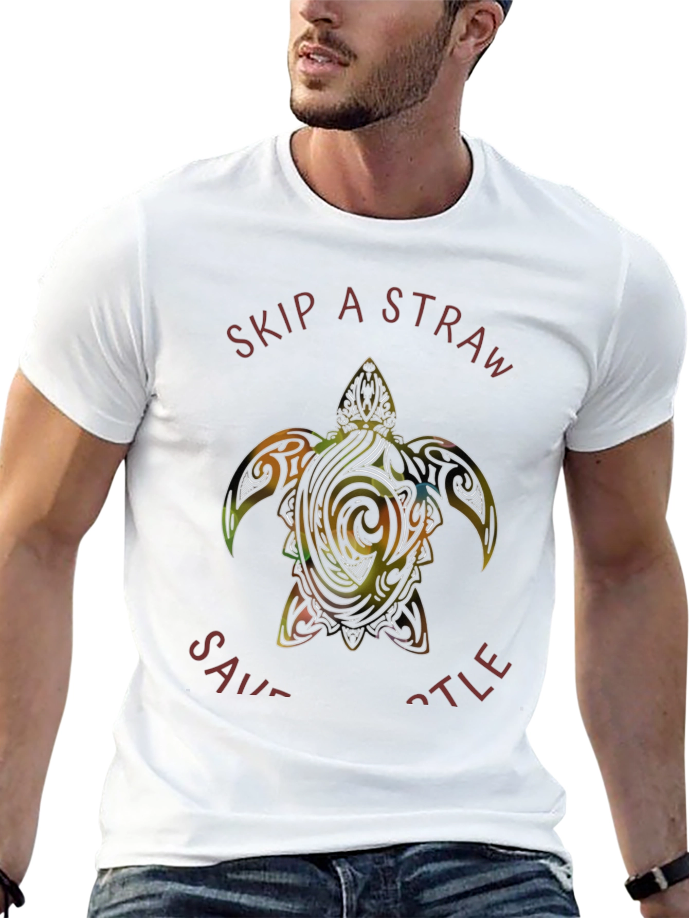 Skip a Straw Save a Turtle T-Shirt