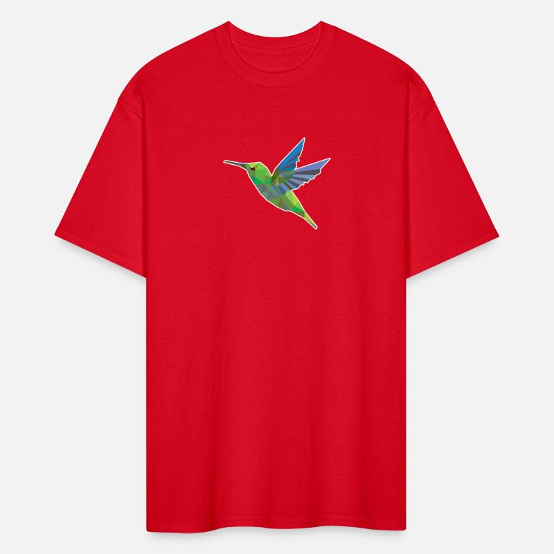 Humming bird low polygon