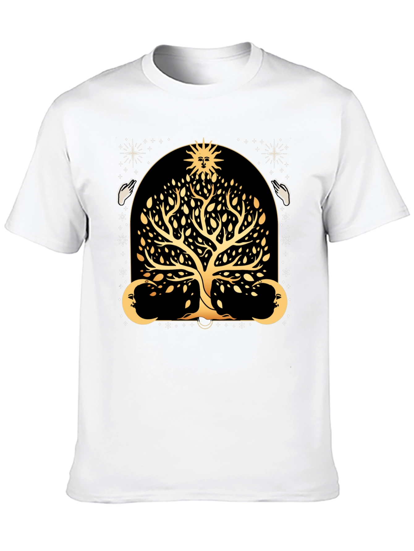 Mystic Tree of Life Black T-Shirt