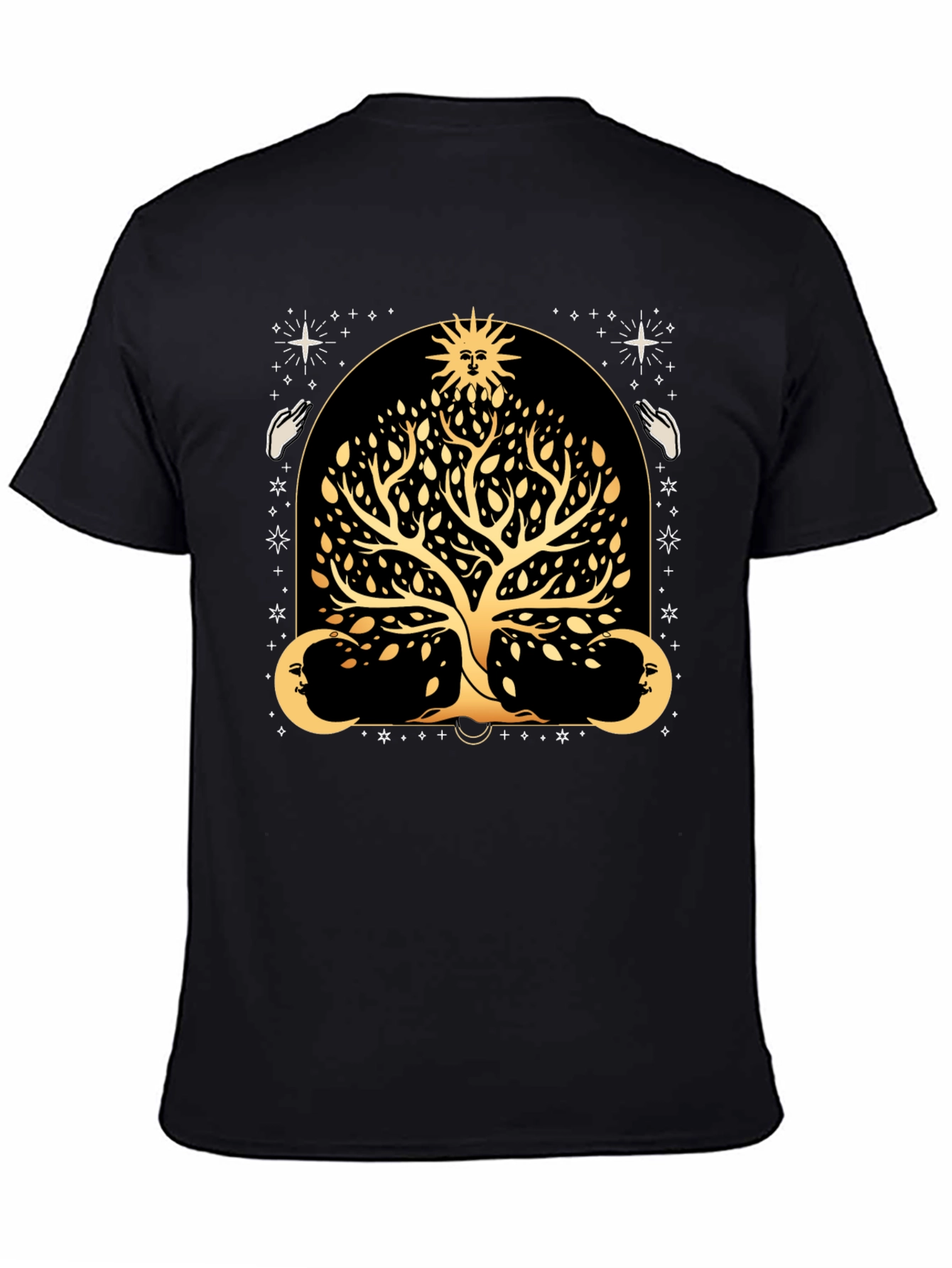 Mystic Tree of Life Black T-Shirt