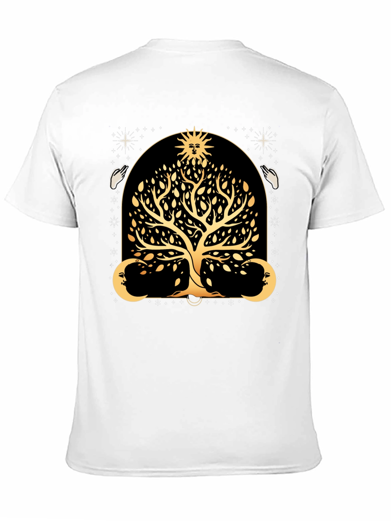 Mystic Tree of Life Black T-Shirt