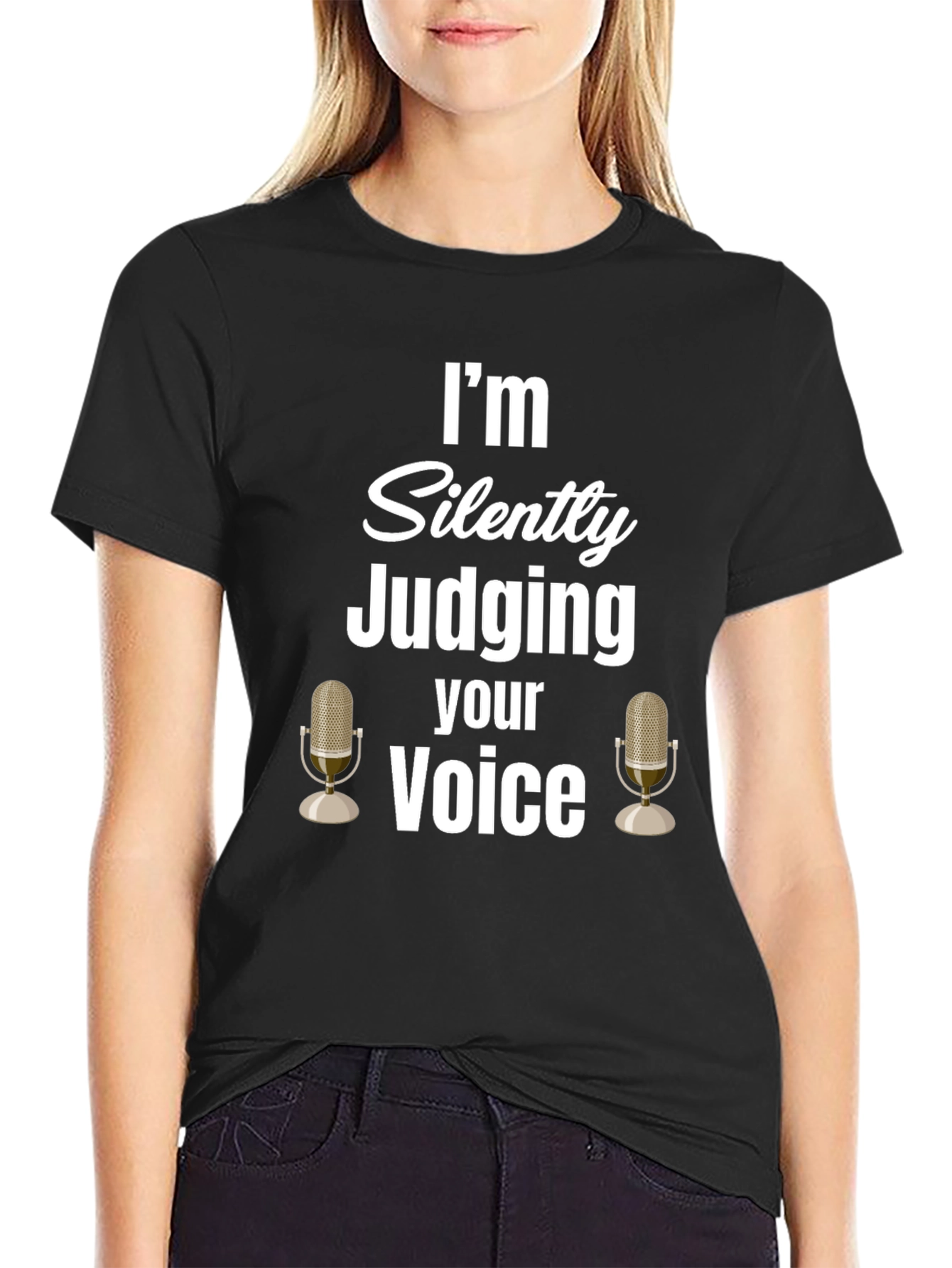 Silently Judging Your Voice Graphic Tee