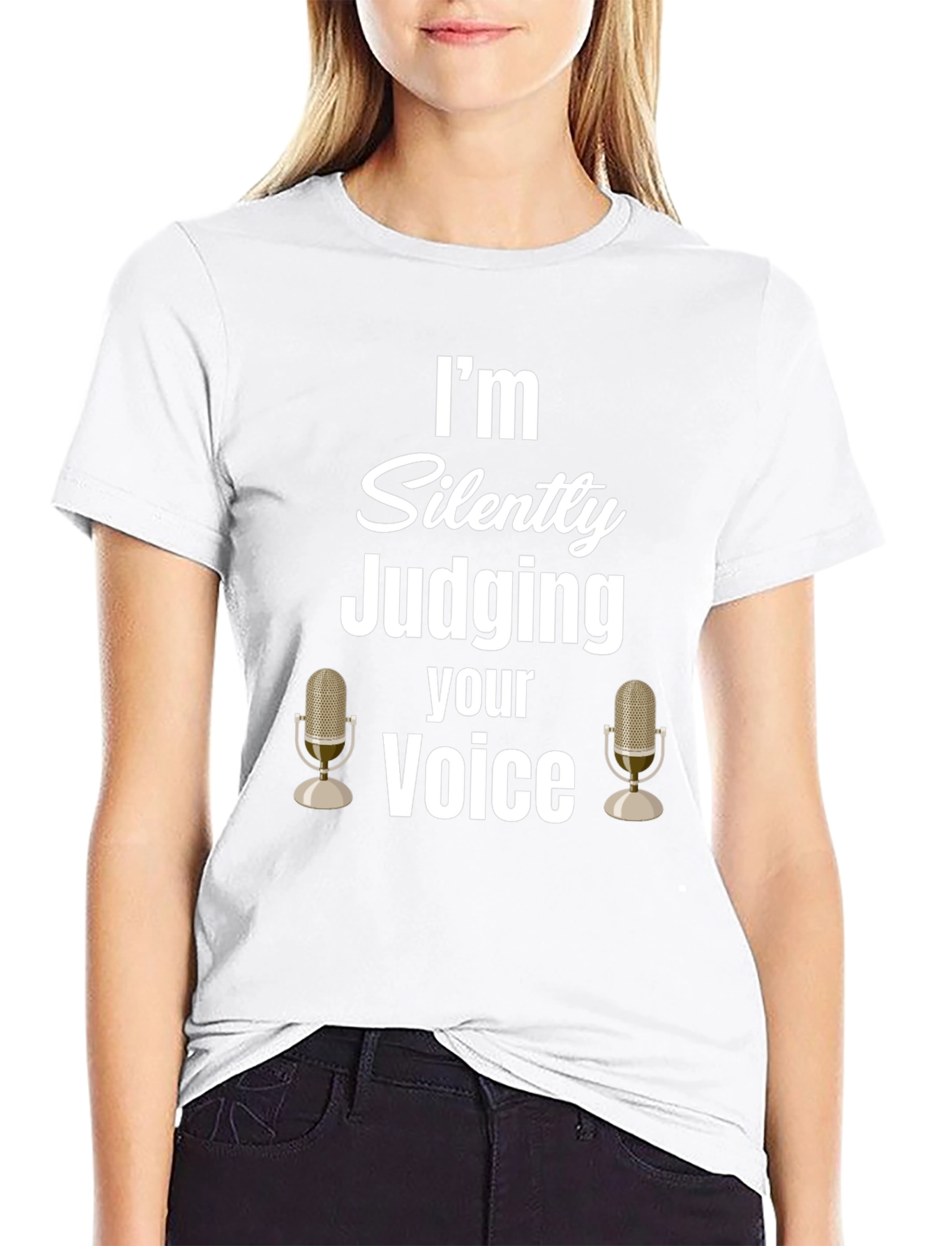 Silently Judging Your Voice Graphic Tee