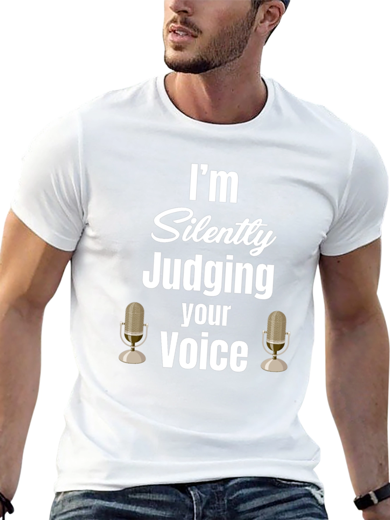 Silently Judging Your Voice Graphic Tee