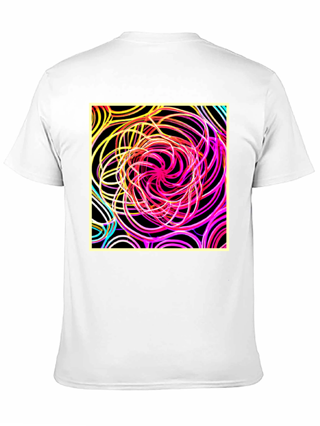 Abstract Swirl Graphic Tee - Bold Style