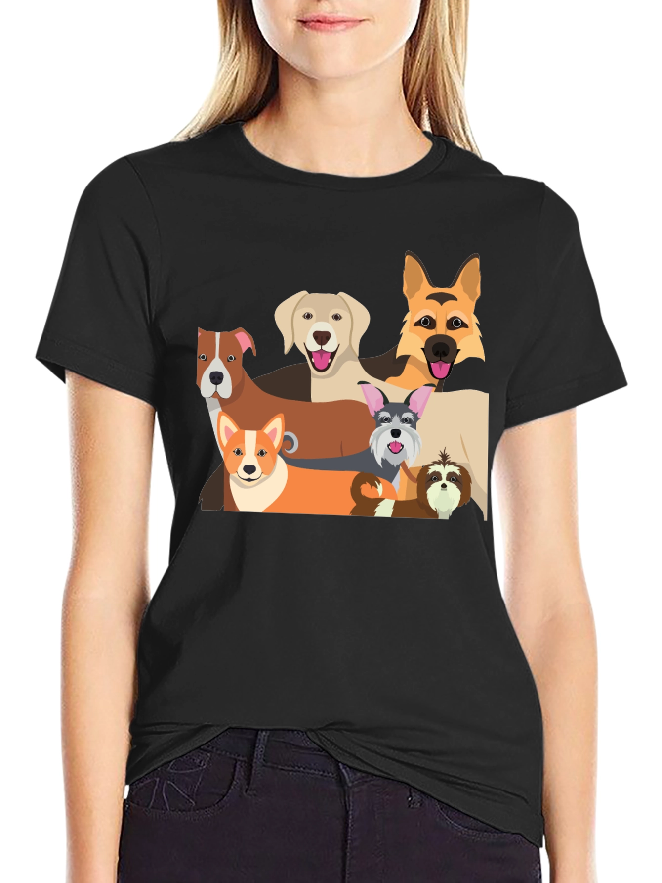 Dog Breed Graphic T-Shirt - Pet Lover Tee