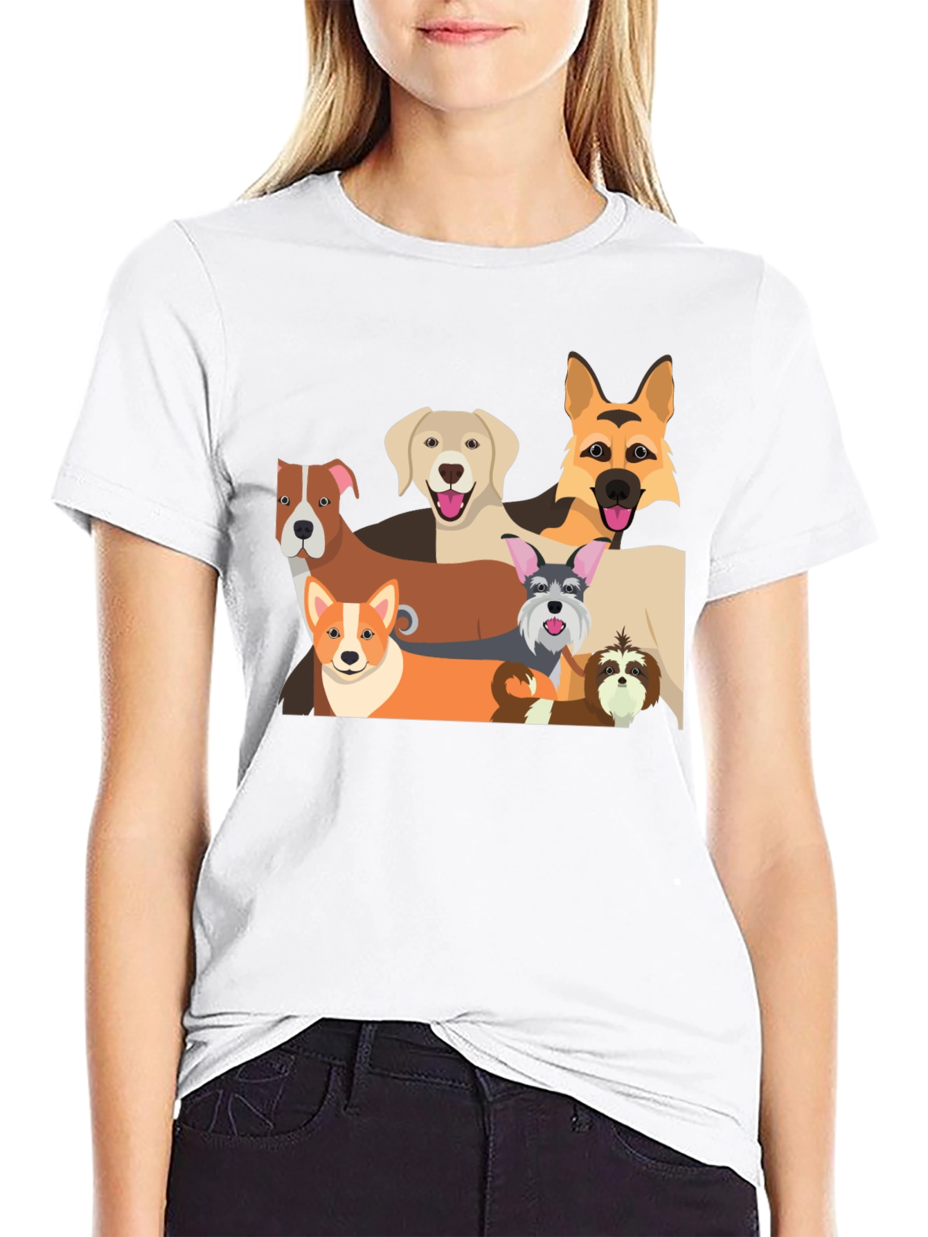 Dog Breed Graphic T-Shirt - Pet Lover Tee