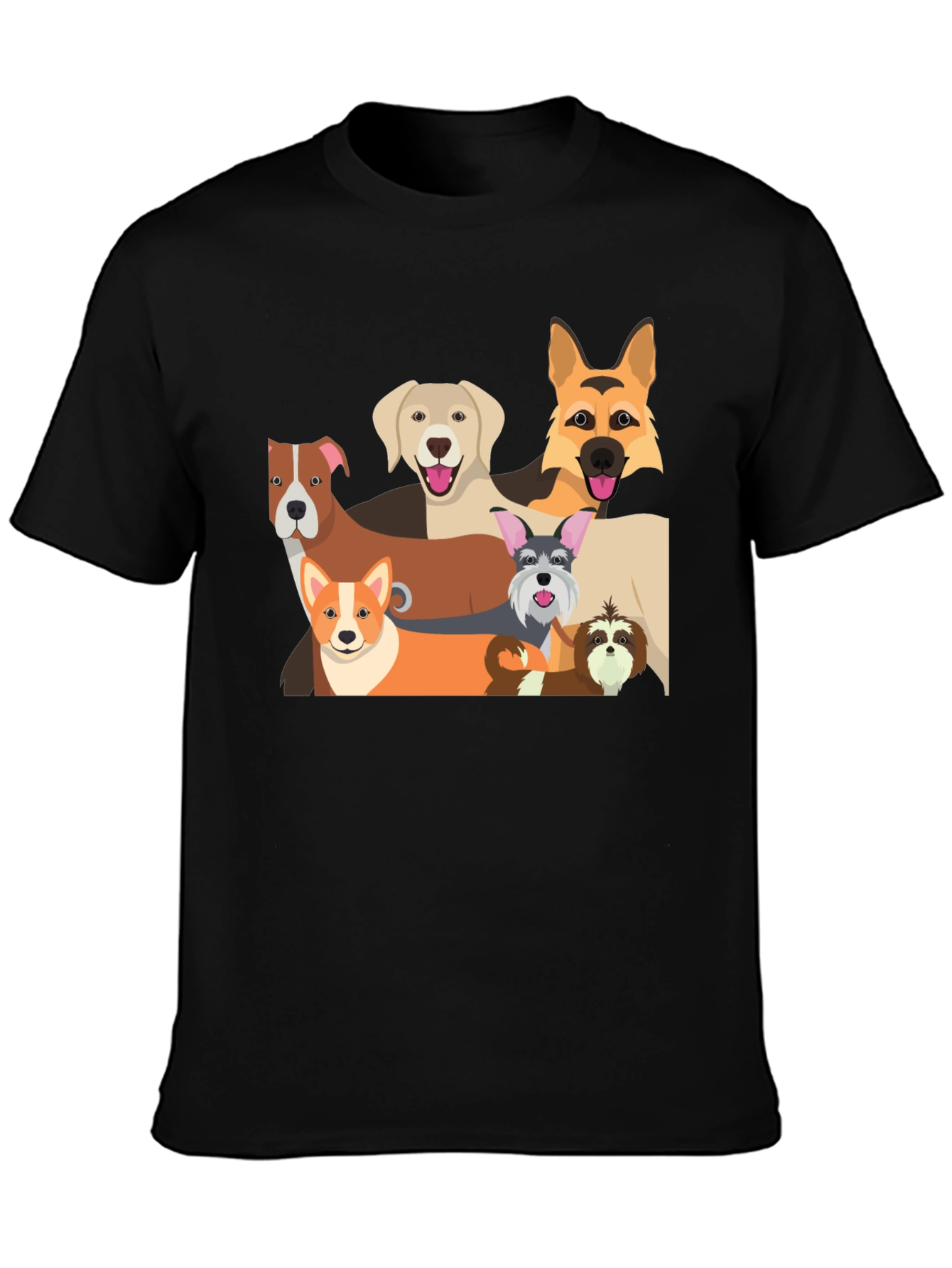 Dog Breed Graphic T-Shirt - Pet Lover Tee