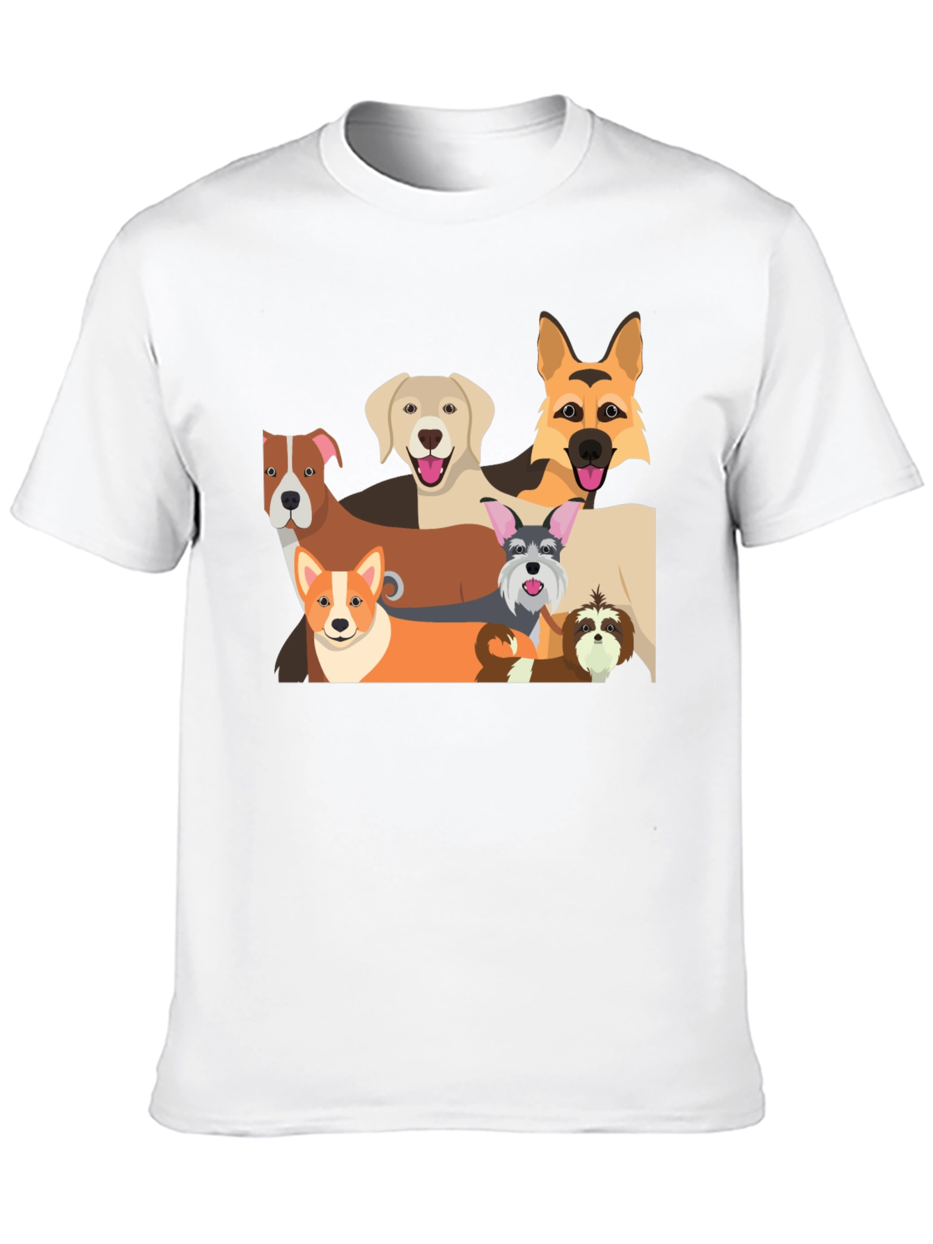 Dog Breed Graphic T-Shirt - Pet Lover Tee