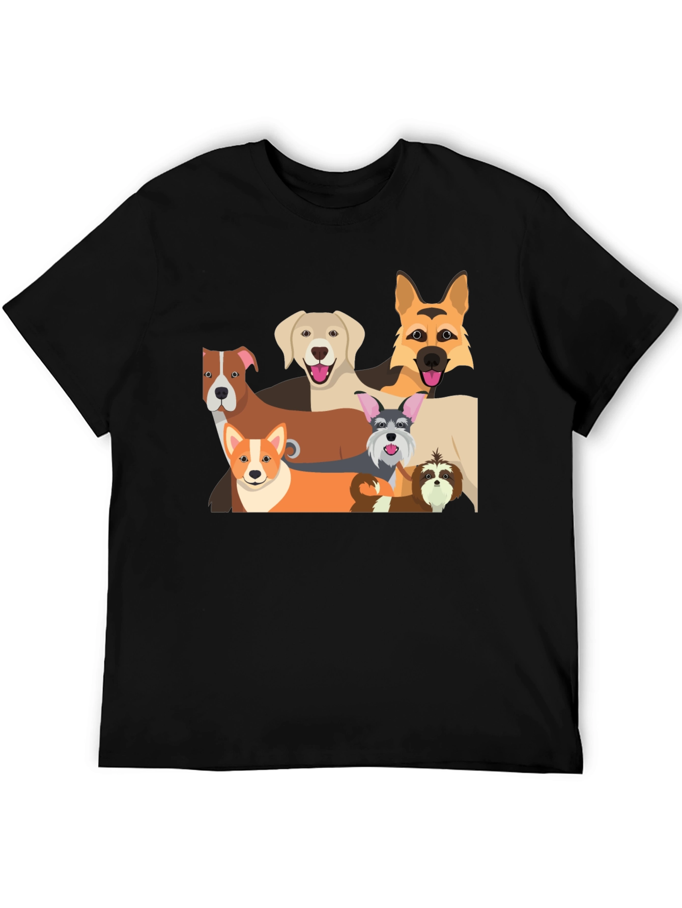 Dog Breed Graphic T-Shirt - Pet Lover Tee