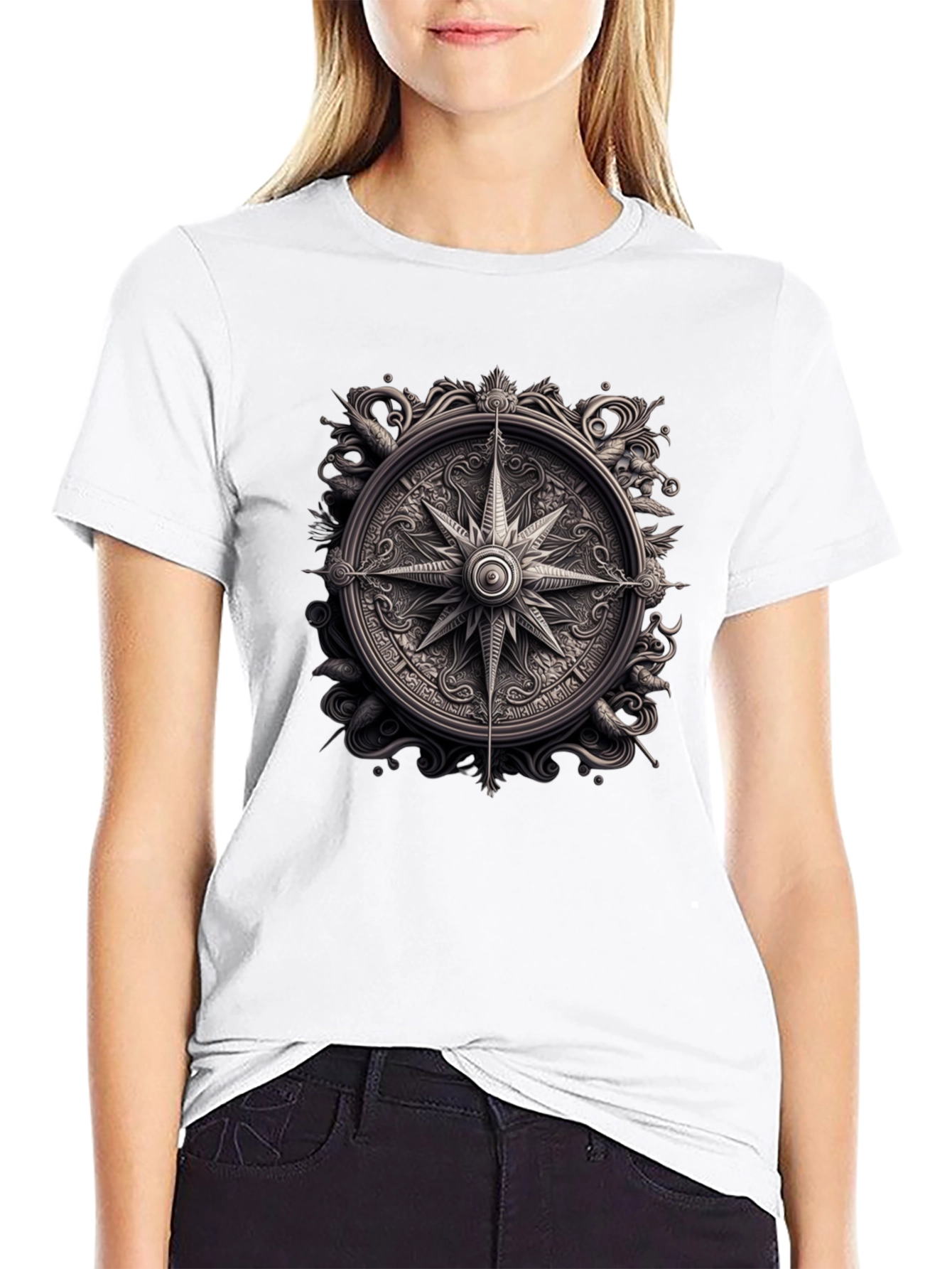 Nautical Compass Graphic Tee