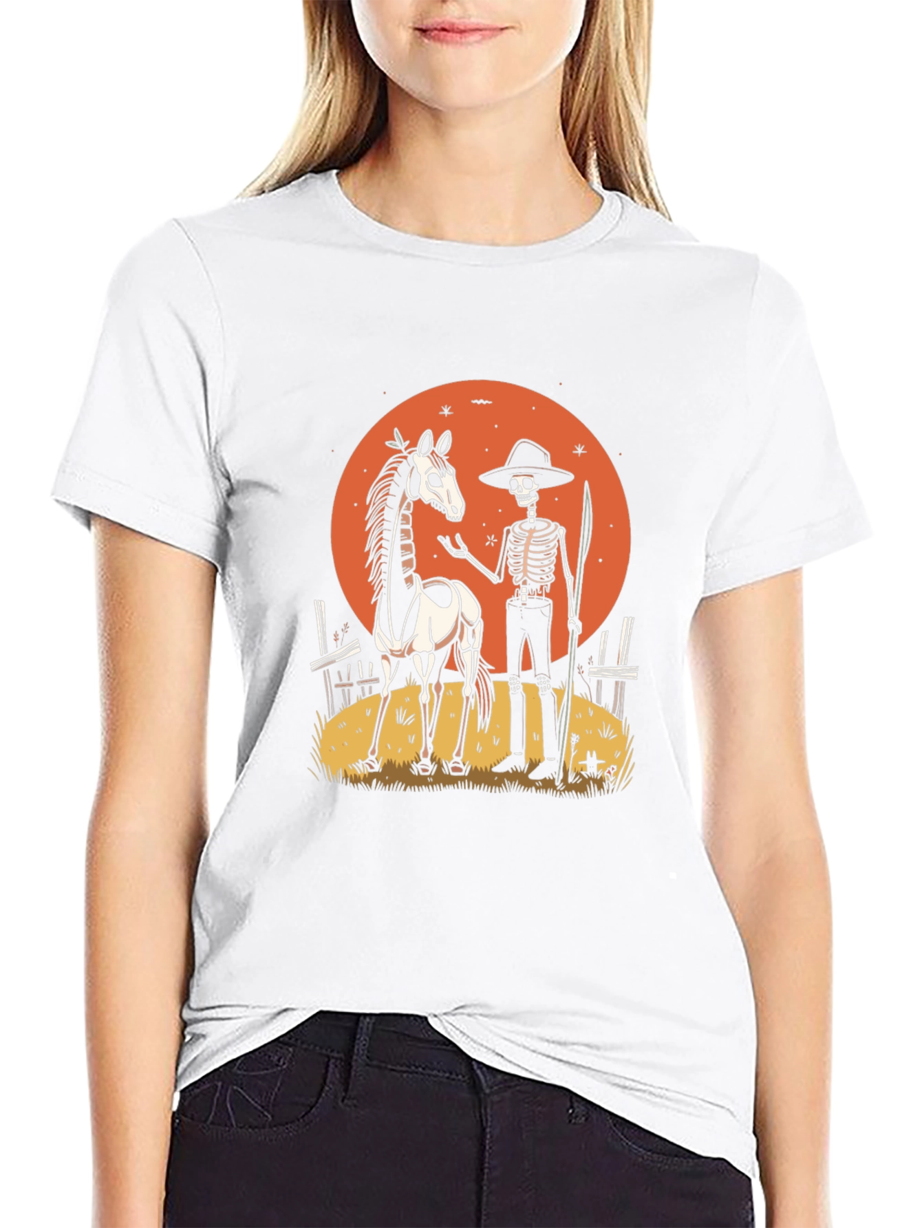 Skeleton Cowboy Graphic Tee