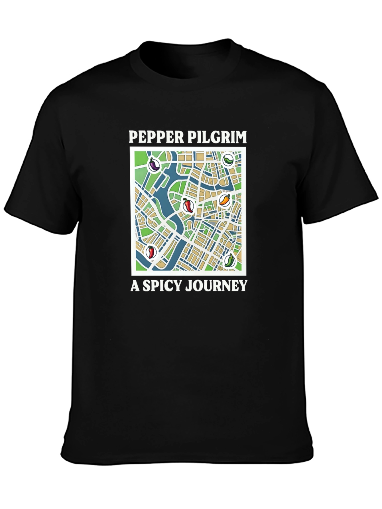 Pepper Pilgrim T-Shirt - A Spicy Journey