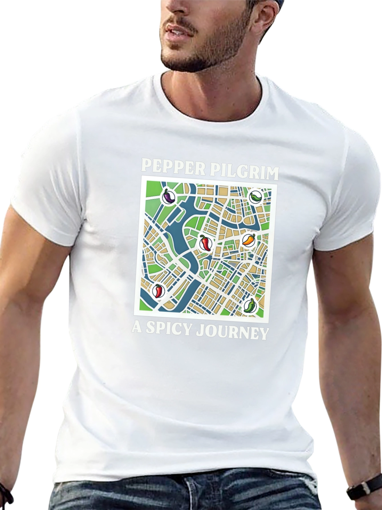 Pepper Pilgrim T-Shirt - A Spicy Journey