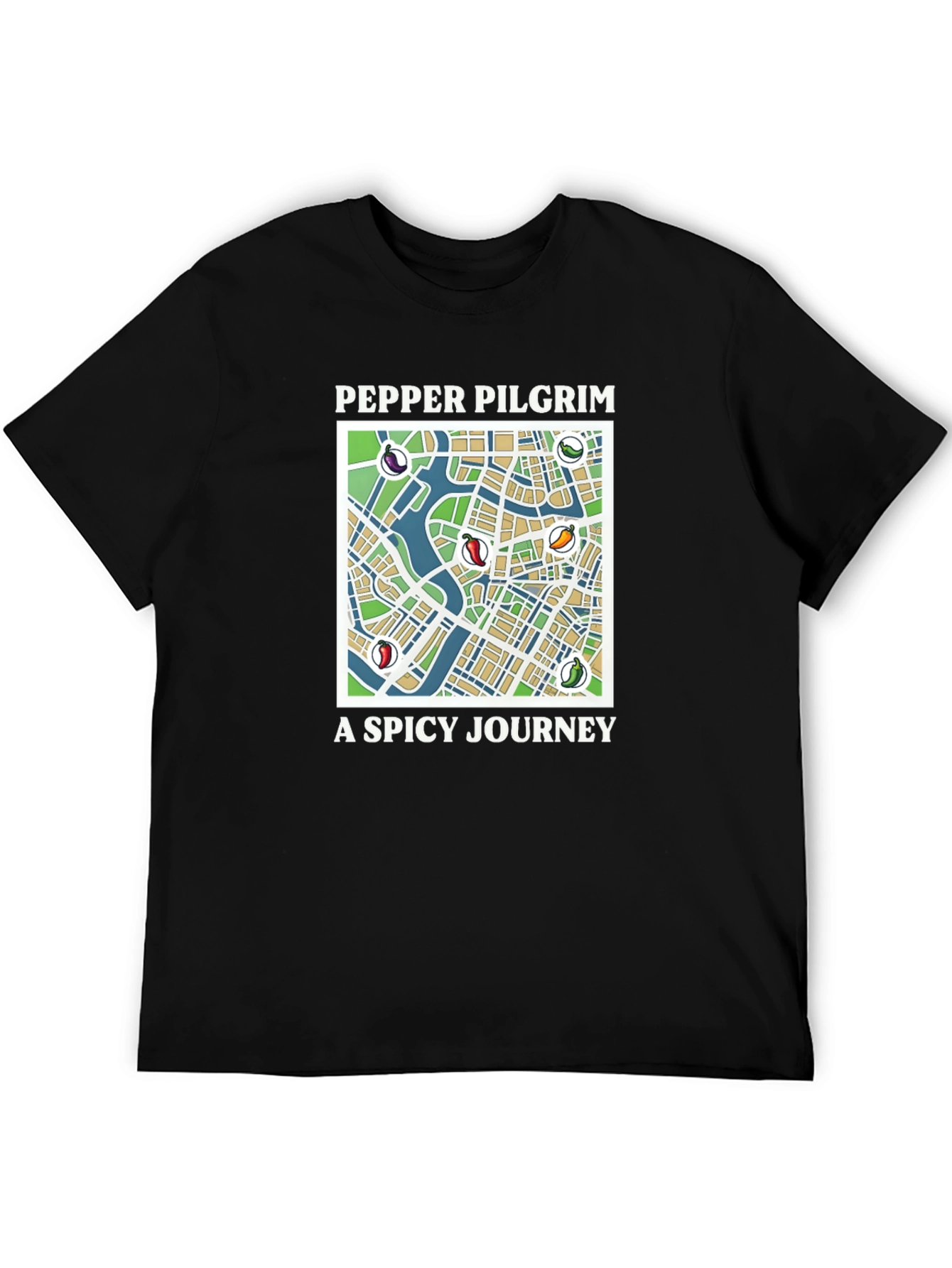 Pepper Pilgrim T-Shirt - A Spicy Journey