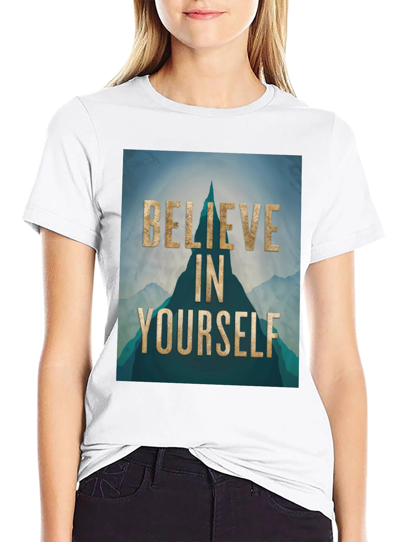 Believe in Yourself Graphic Tee - Motivational T-Shirt