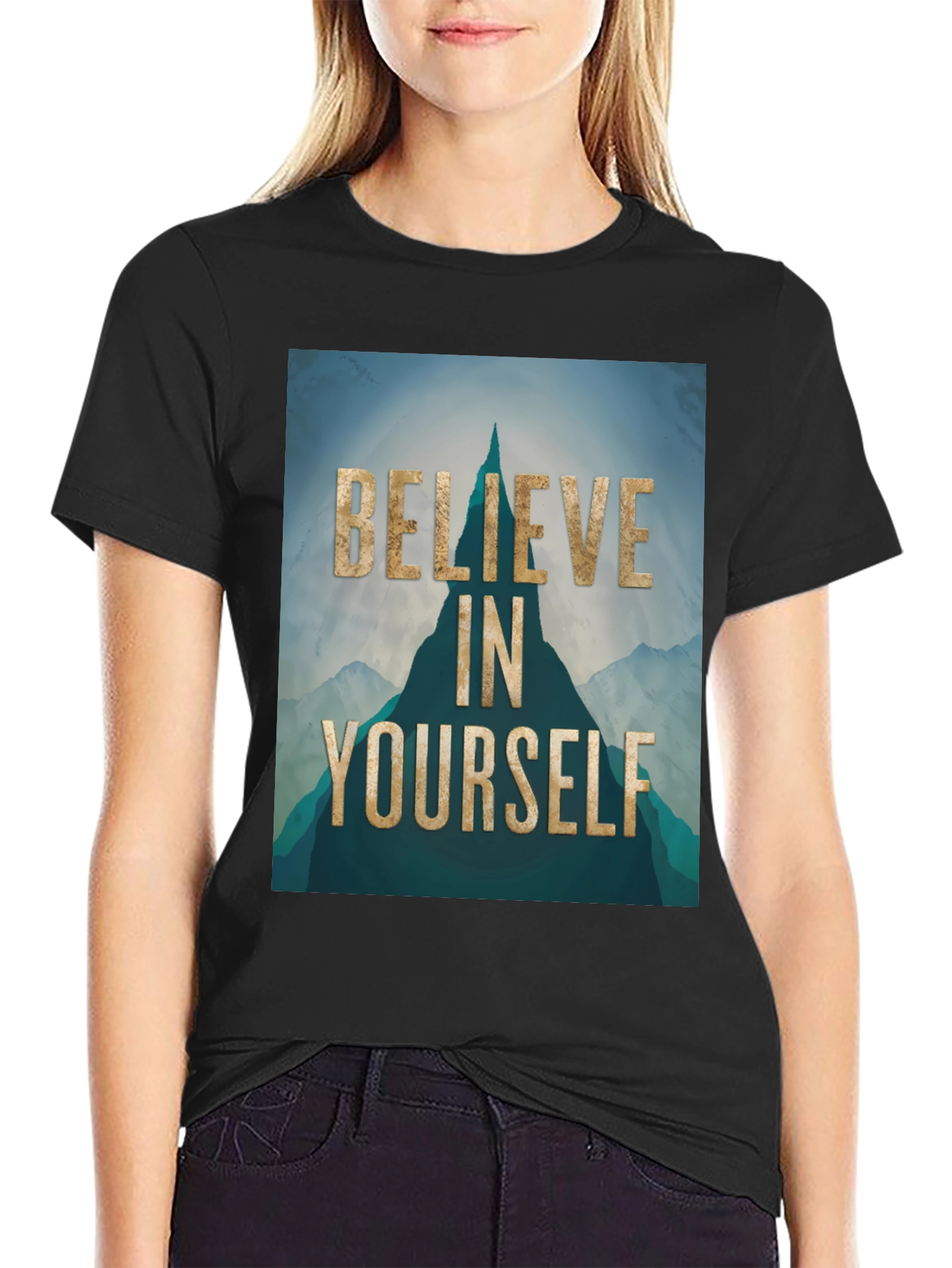 Believe in Yourself Graphic Tee - Motivational T-Shirt