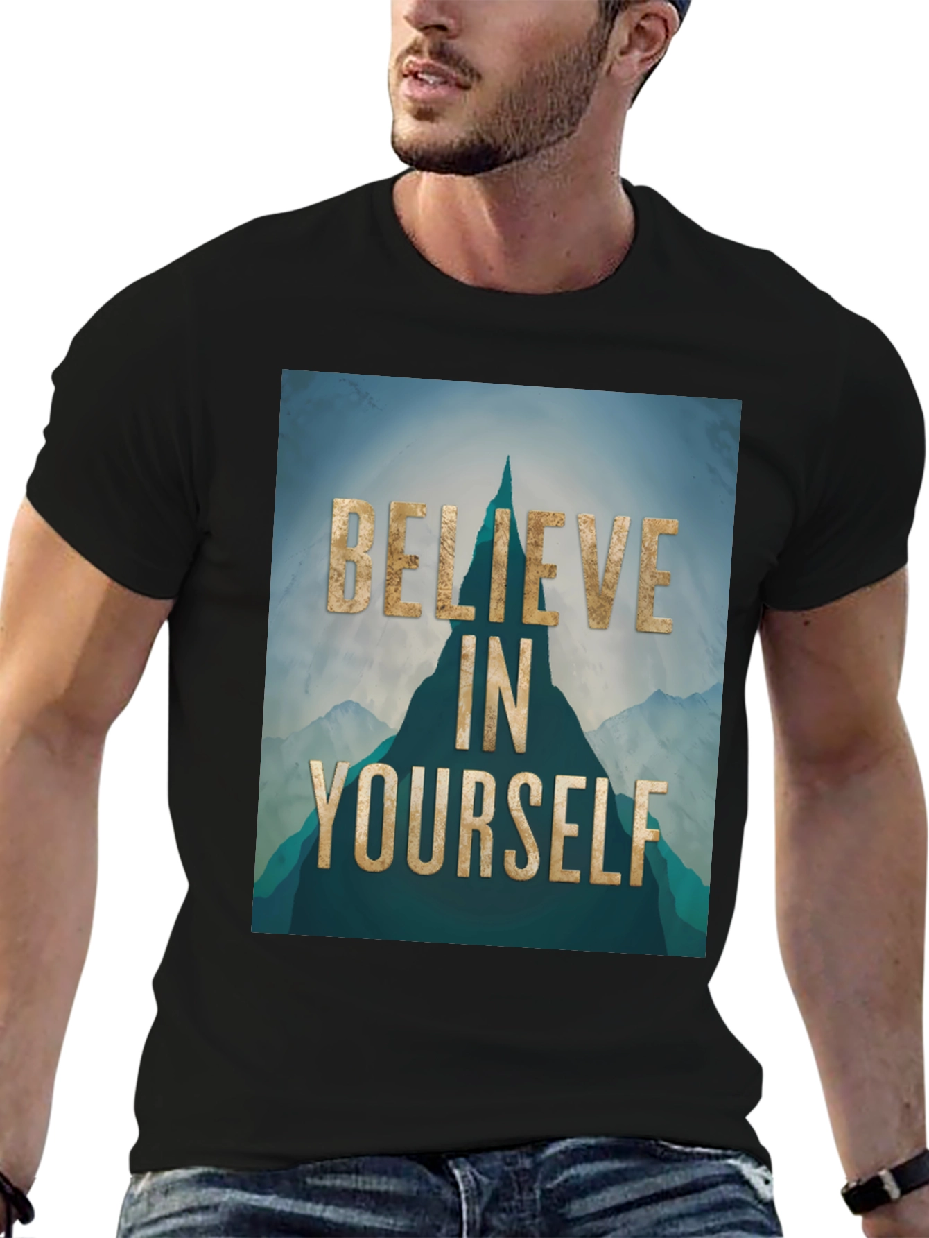 Believe in Yourself Graphic Tee - Motivational T-Shirt