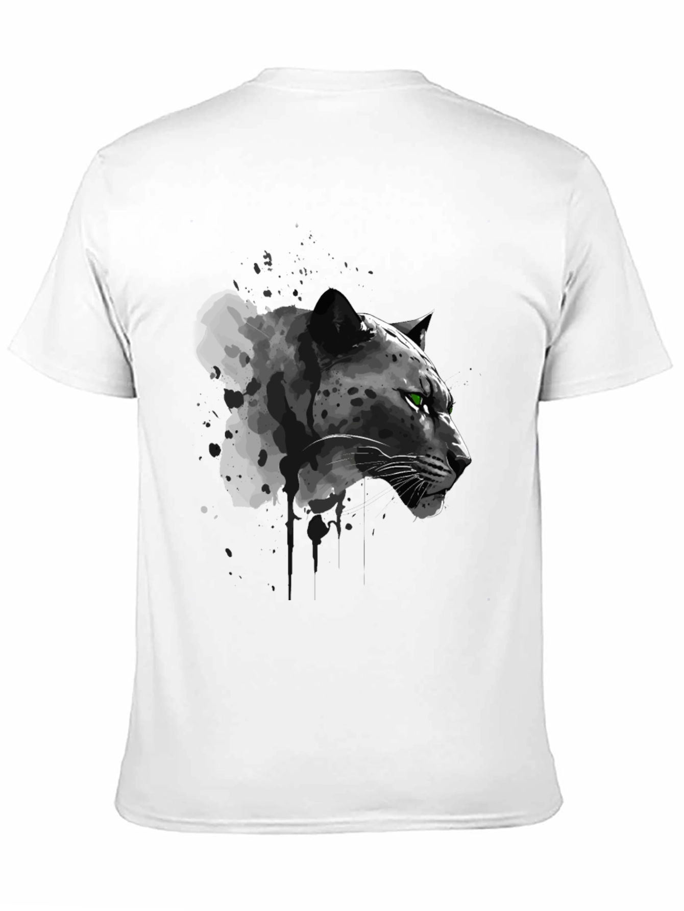 Black Panther Graphic Tee - Cool Animal Print T-Shirt