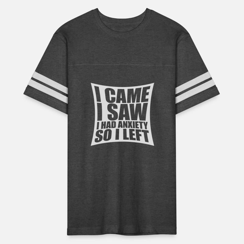 I had anxiety saying