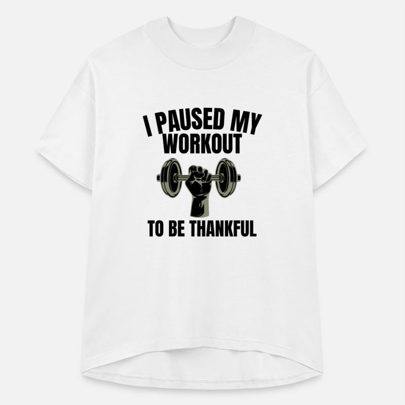 I paused my workout to be thankful