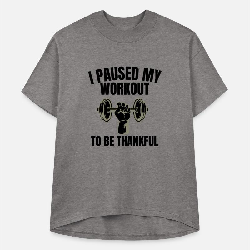 I paused my workout to be thankful