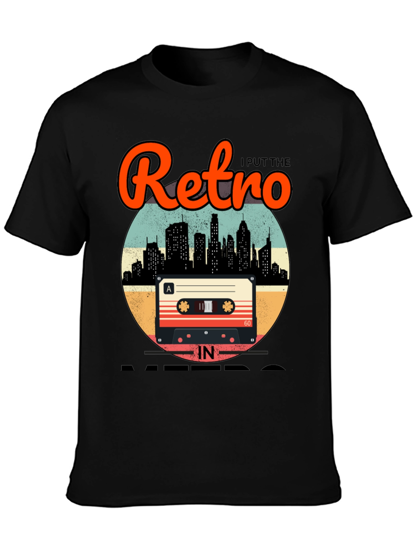 Retro Cassette Tape Graphic T-Shirt
