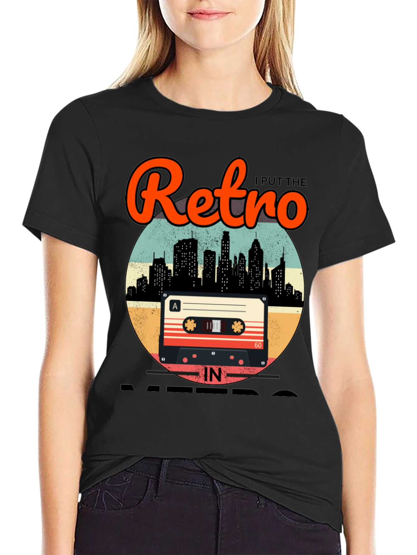 Retro Cassette Tape Graphic T-Shirt