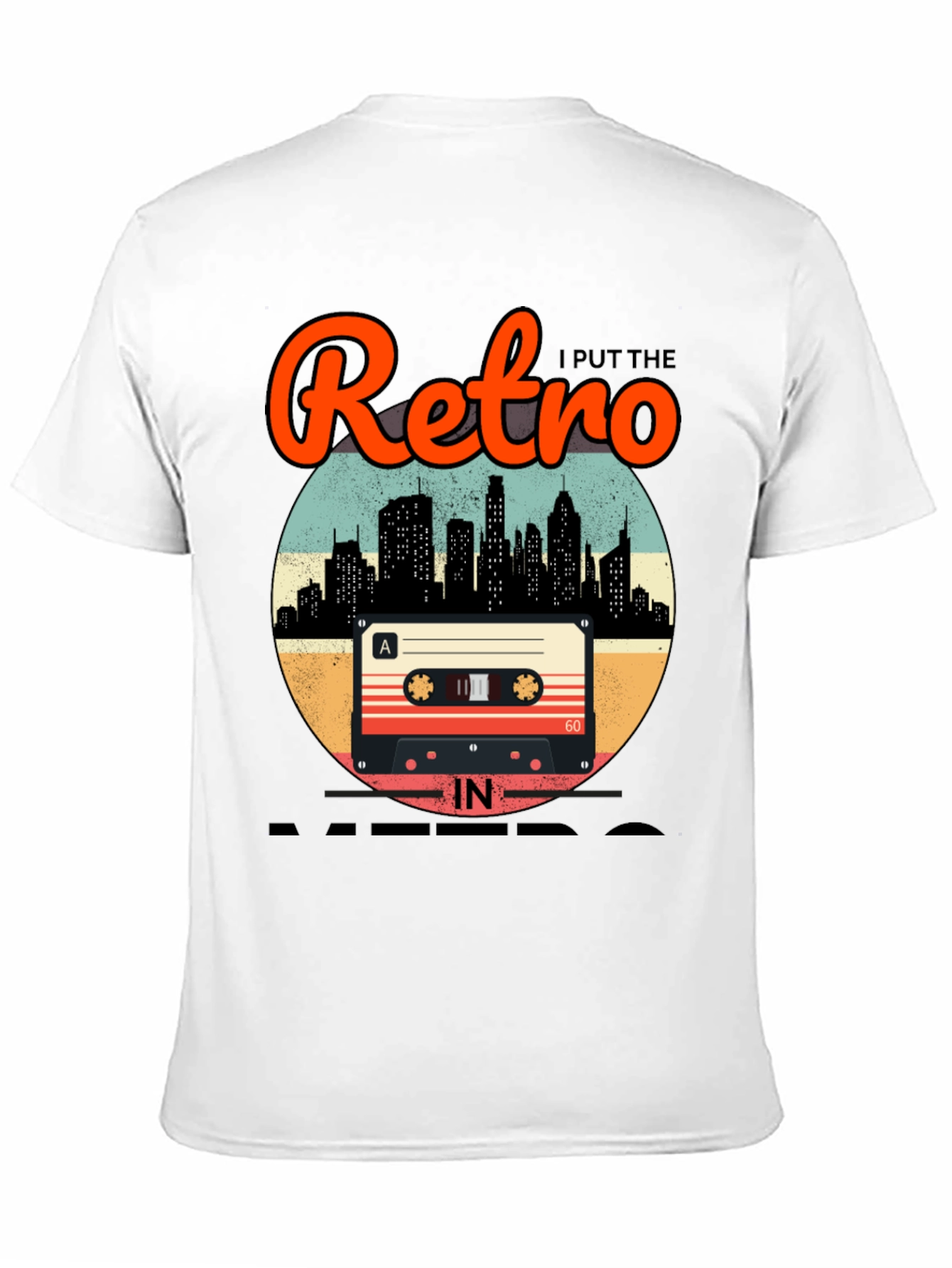 Retro Cassette Tape Graphic T-Shirt