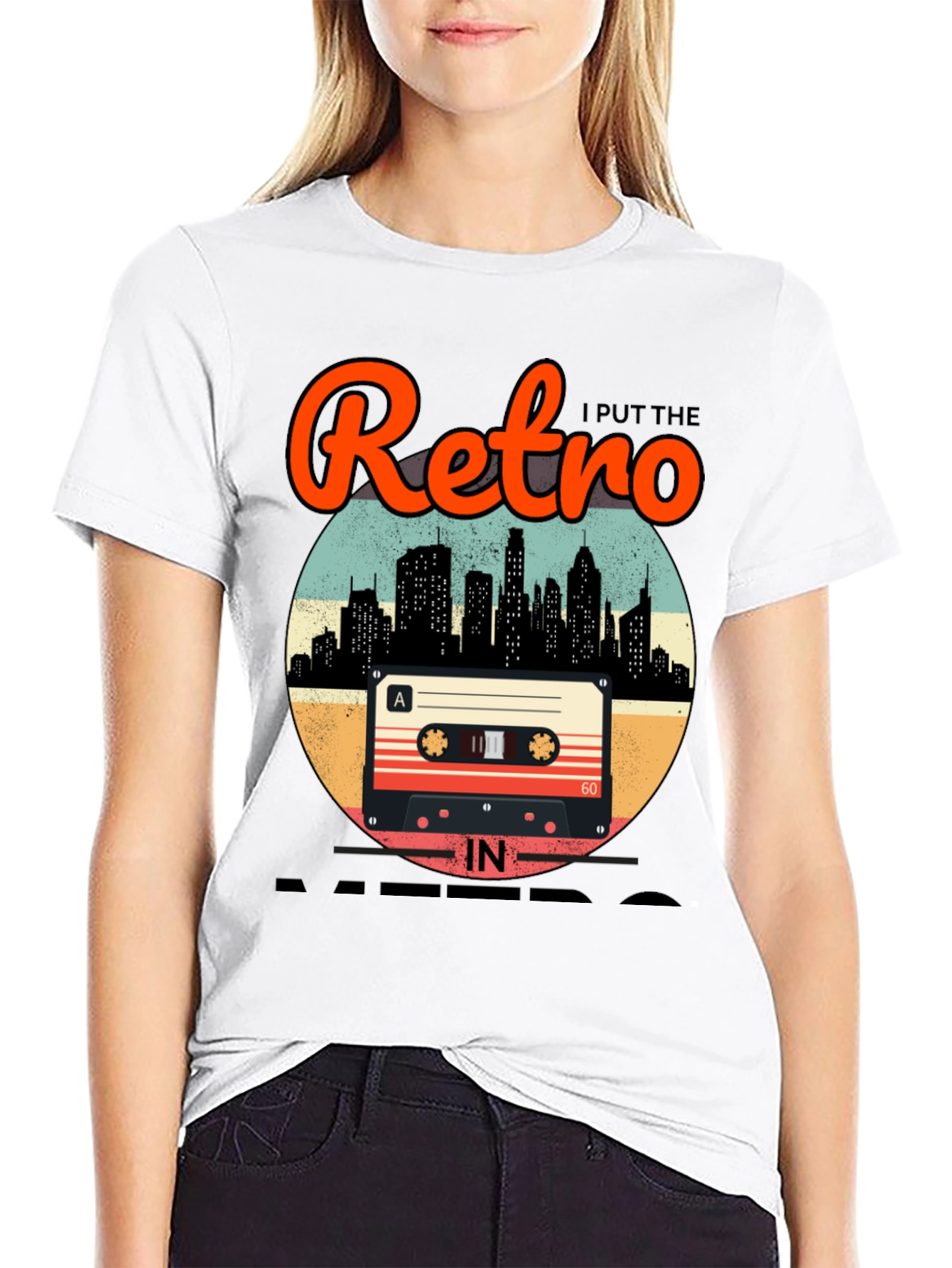 Retro Cassette Tape Graphic T-Shirt