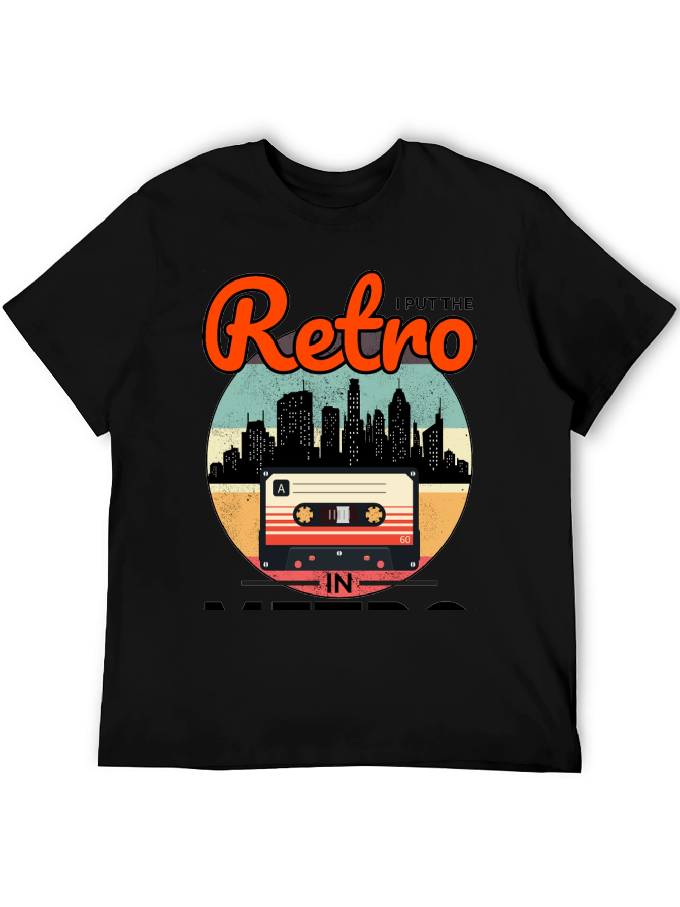 Retro Cassette Tape Graphic T-Shirt