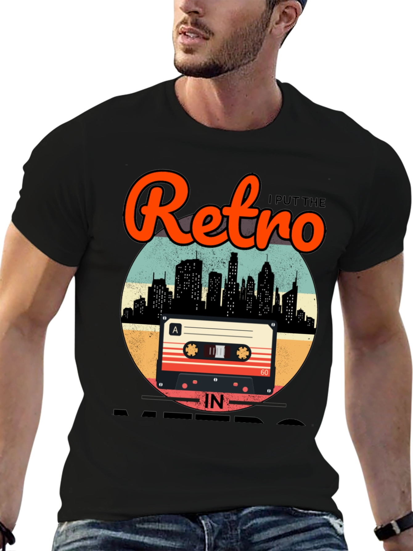 Retro Cassette Tape Graphic T-Shirt