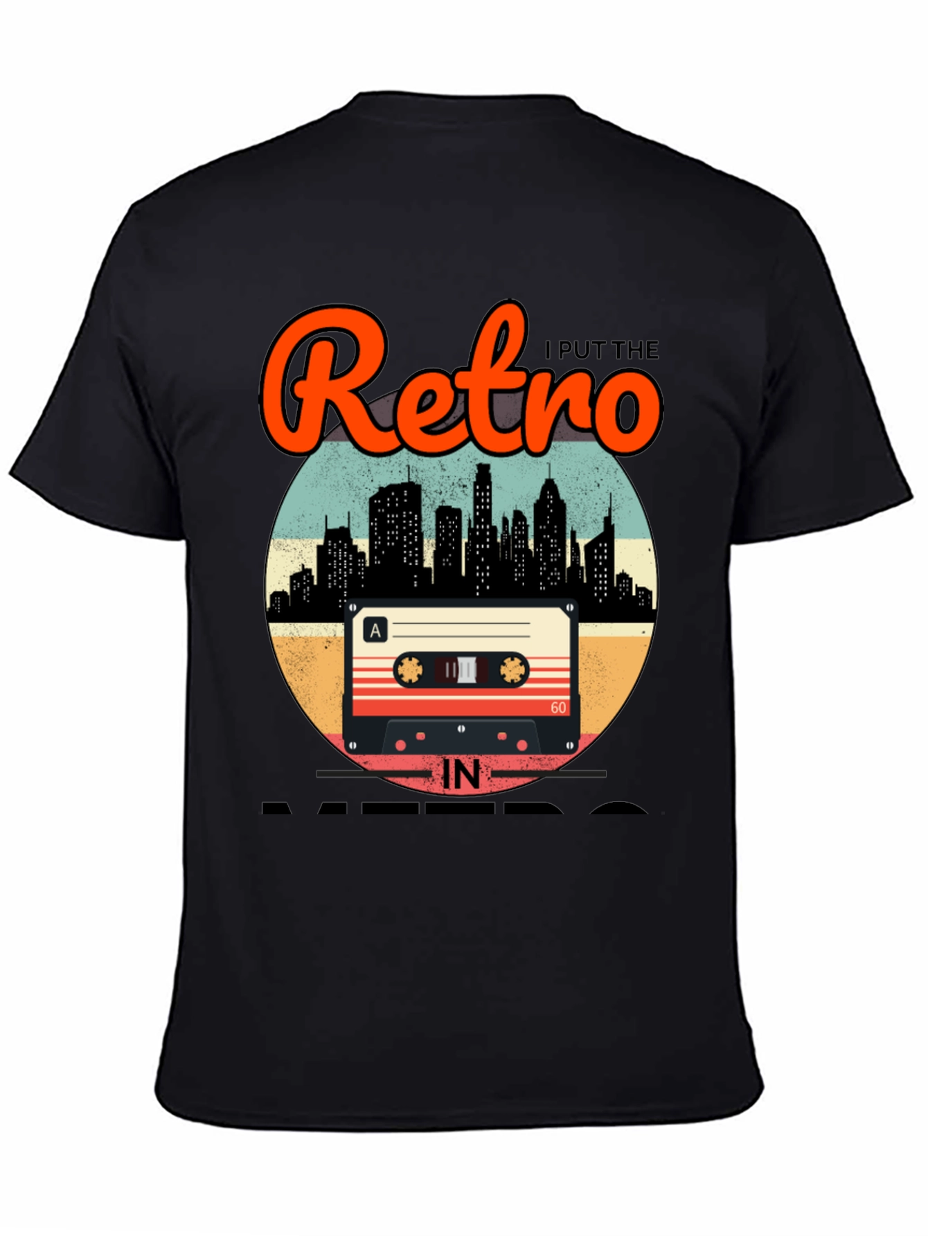 Retro Cassette Tape Graphic T-Shirt