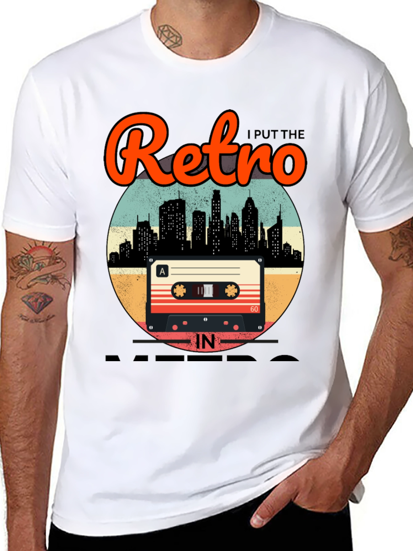 Retro Cassette Tape Graphic T-Shirt