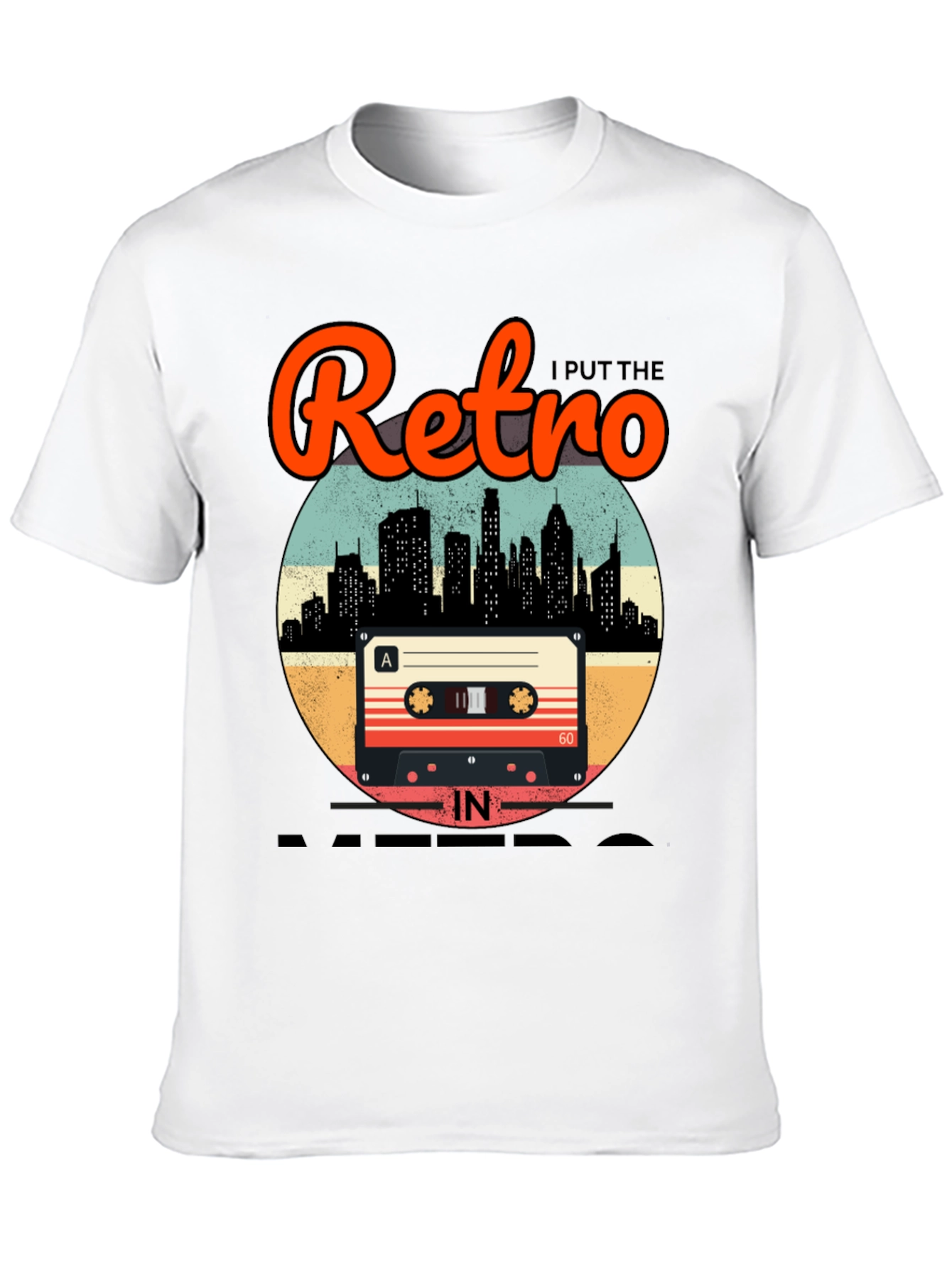 Retro Cassette Tape Graphic T-Shirt
