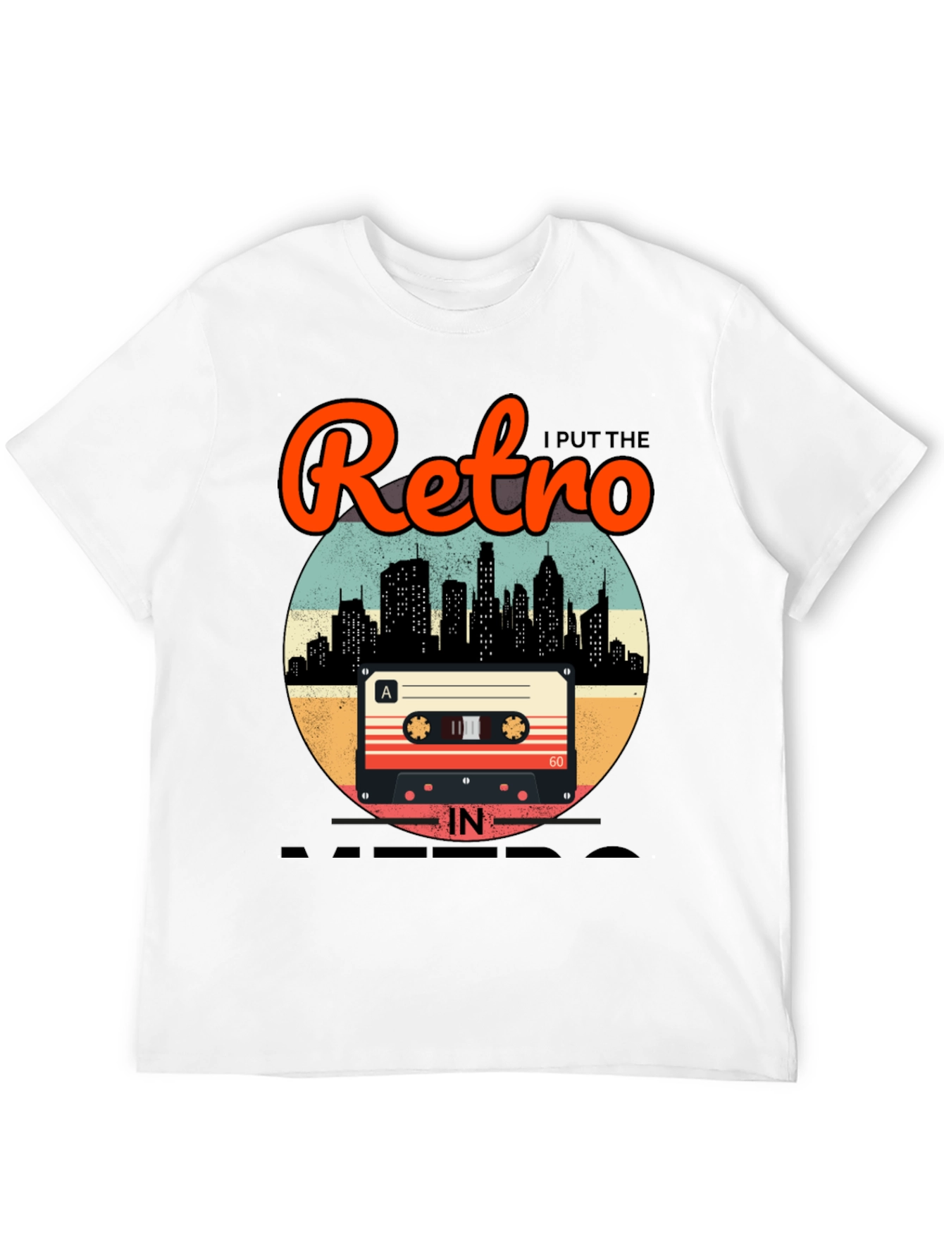 Retro Cassette Tape Graphic T-Shirt