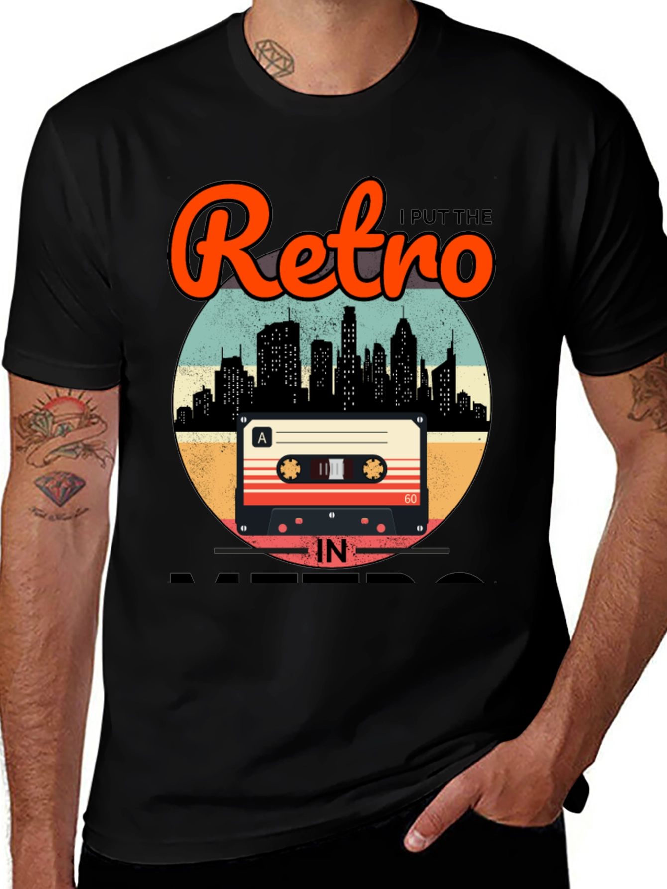 Retro Cassette Tape Graphic T-Shirt