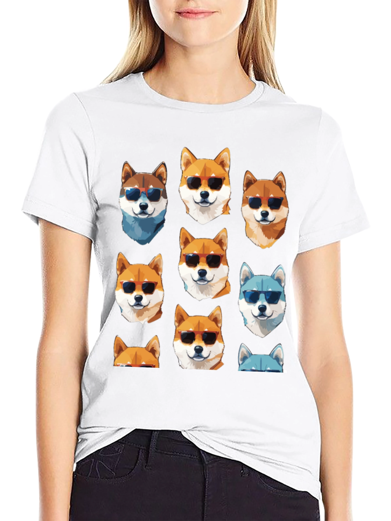 Cool Doge T-Shirt - Shiba Inu Sunglasses