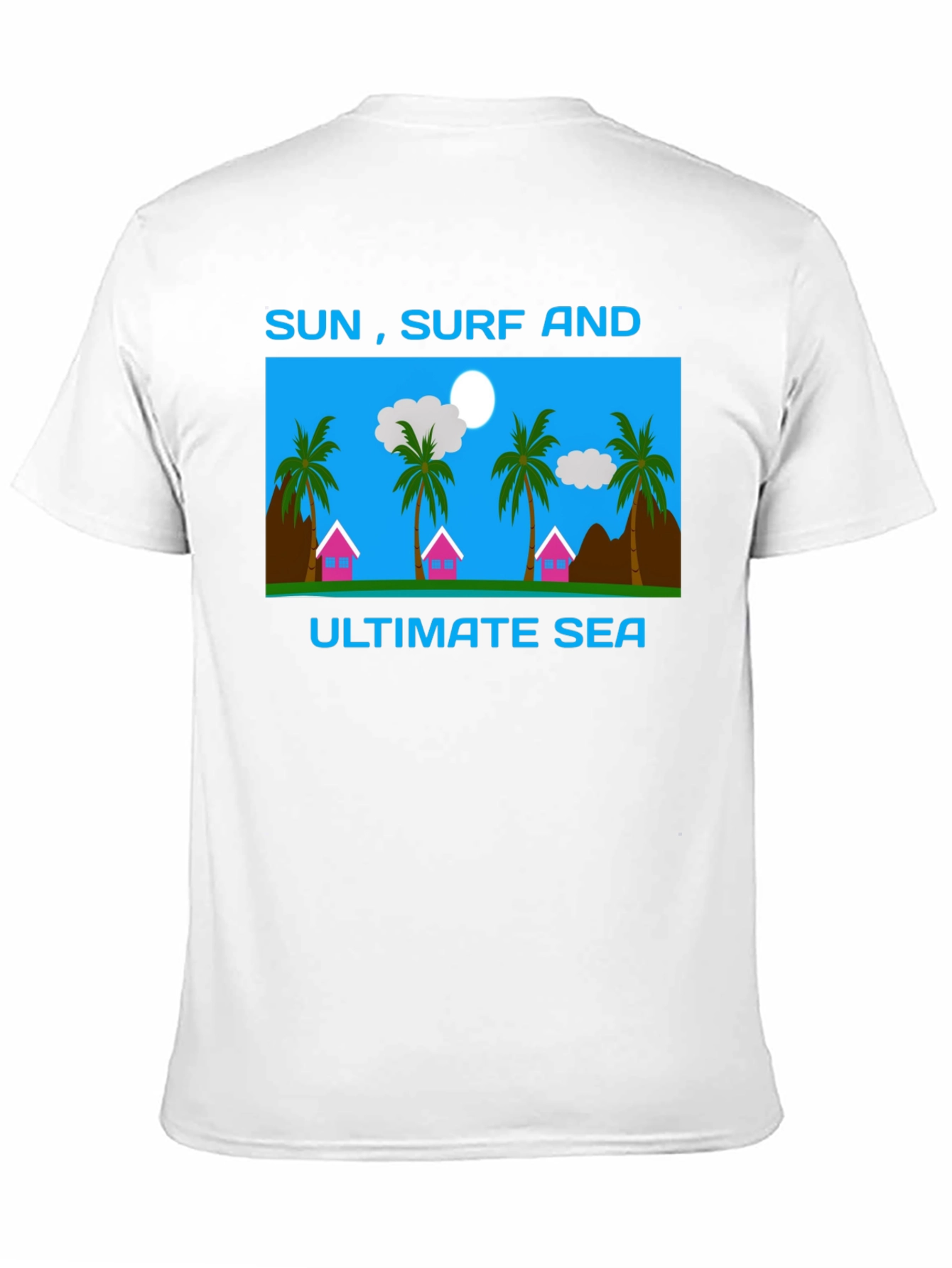 Sun Surf and Sea Graphic T-Shirt