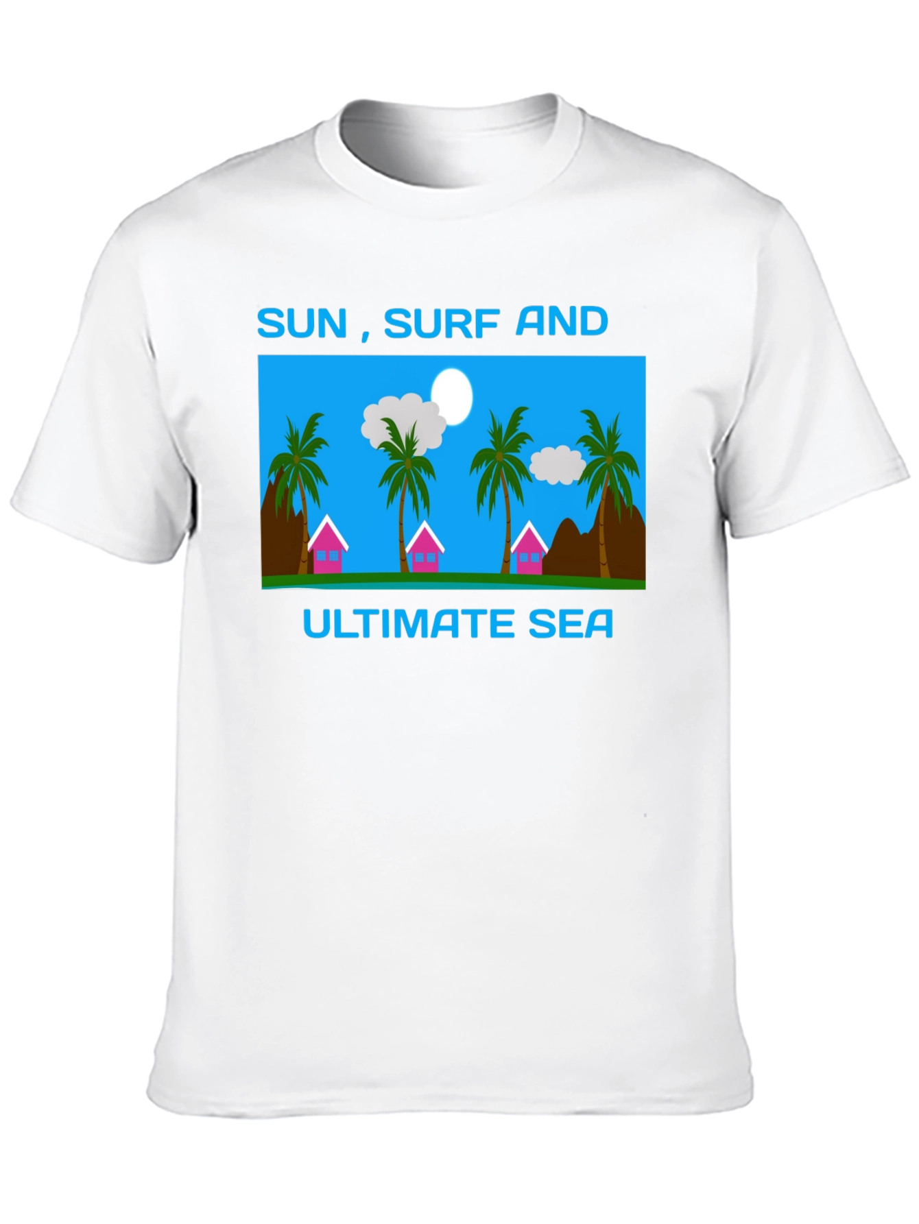 Sun Surf and Sea Graphic T-Shirt