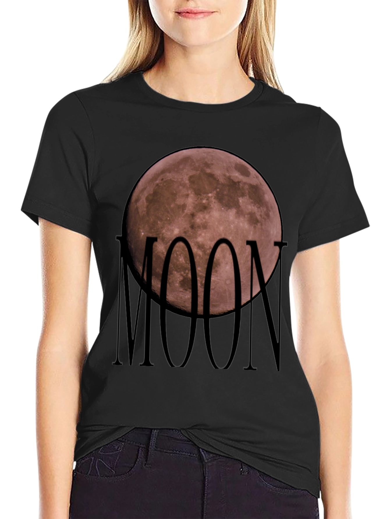 Moon Graphic T-Shirt - Soft Cotton Blend